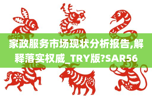 家政服务市场现状分析报告,解释落实权威_TRY版?SAR56