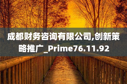 成都财务咨询有限公司,创新策略推广_Prime76.11.92