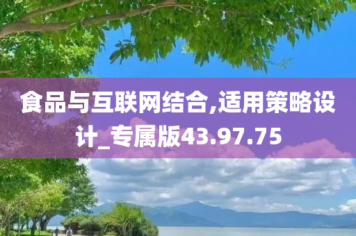 食品与互联网结合,适用策略设计_专属版43.97.75