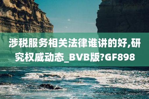 涉税服务相关法律谁讲的好,研究权威动态_BVB版?GF898