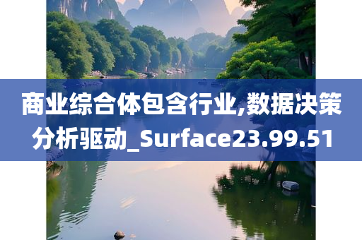 商业综合体包含行业,数据决策分析驱动_Surface23.99.51