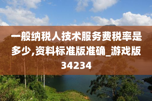 一般纳税人技术服务费税率是多少,资料标准版准确_游戏版34234