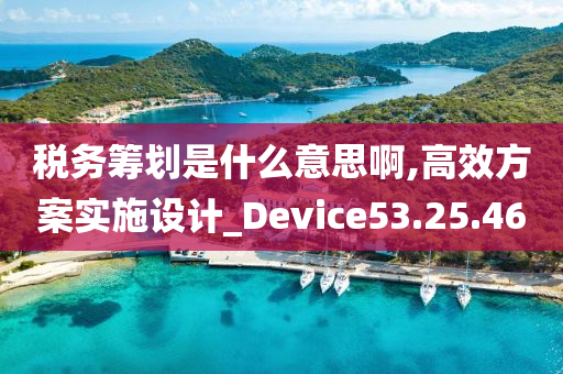 税务筹划是什么意思啊,高效方案实施设计_Device53.25.46