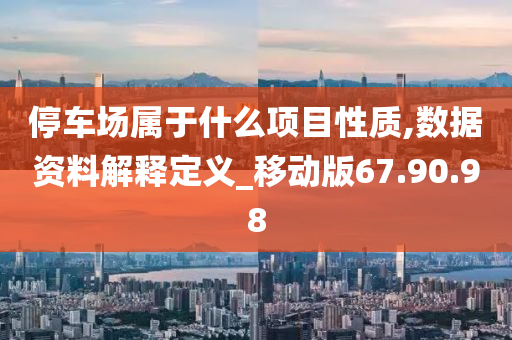 停车场属于什么项目性质,数据资料解释定义_移动版67.90.98