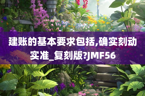 建账的基本要求包括,确实刻动实准_复刻版?JMF56