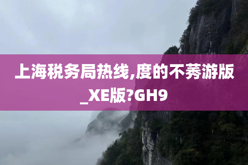 上海税务局热线,度的不莠游版_XE版?GH9