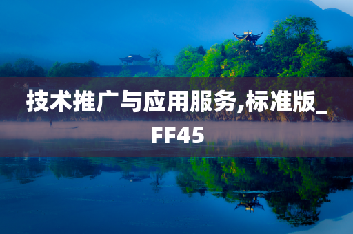 技术推广与应用服务,标准版_FF45