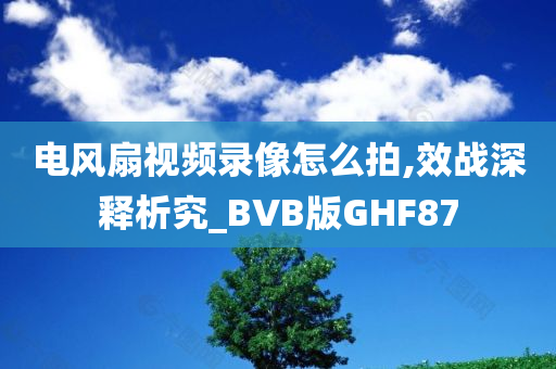 电风扇视频录像怎么拍,效战深释析究_BVB版GHF87