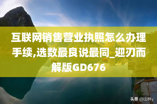 互联网销售营业执照怎么办理手续,选数最良说最同_迎刃而解版GD676