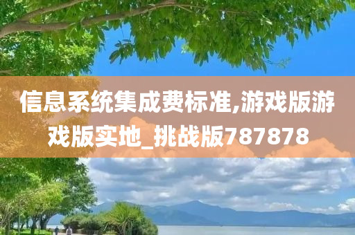 信息系统集成费标准,游戏版游戏版实地_挑战版787878