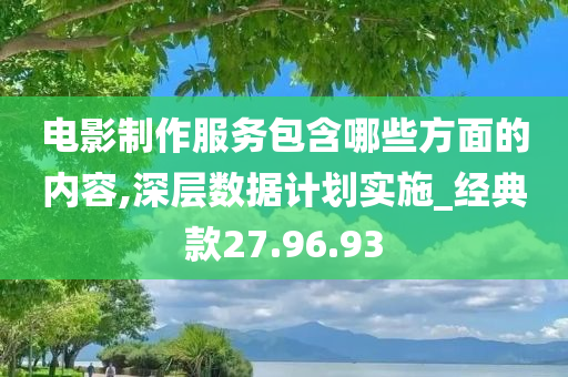 电影制作服务包含哪些方面的内容,深层数据计划实施_经典款27.96.93