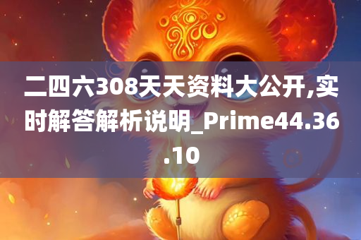 二四六308天天资料大公开,实时解答解析说明_Prime44.36.10