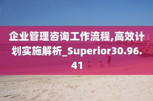 企业管理咨询工作流程,高效计划实施解析_Superior30.96.41