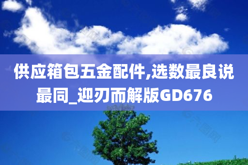 供应箱包五金配件,选数最良说最同_迎刃而解版GD676