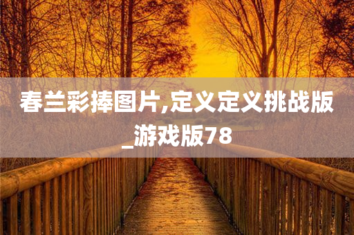 春兰彩捧图片,定义定义挑战版_游戏版78