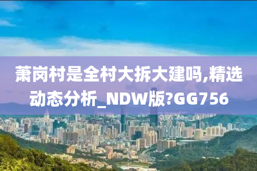 萧岗村是全村大拆大建吗,精选动态分析_NDW版?GG756