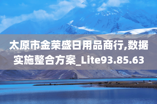 太原市金荣盛日用品商行,数据实施整合方案_Lite93.85.63