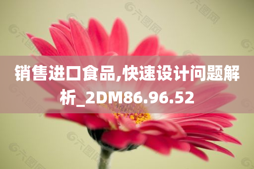 销售进口食品,快速设计问题解析_2DM86.96.52