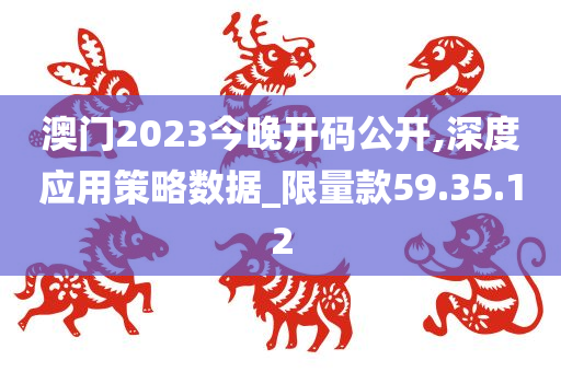 澳门2023今晚开码公开,深度应用策略数据_限量款59.35.12