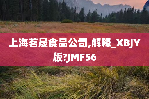 上海茗晟食品公司,解释_XBJY版?JMF56