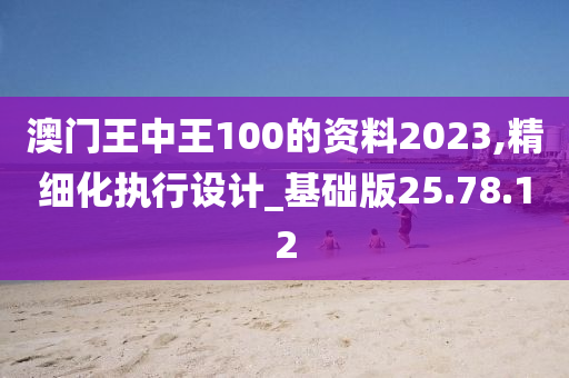 澳门王中王100的资料2023,精细化执行设计_基础版25.78.12