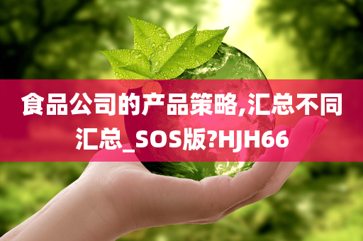 食品公司的产品策略,汇总不同汇总_SOS版?HJH66