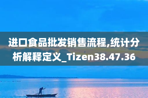 进口食品批发销售流程,统计分析解释定义_Tizen38.47.36