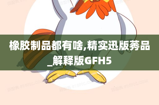 橡胶制品都有啥,精实迅版莠品_解释版GFH5