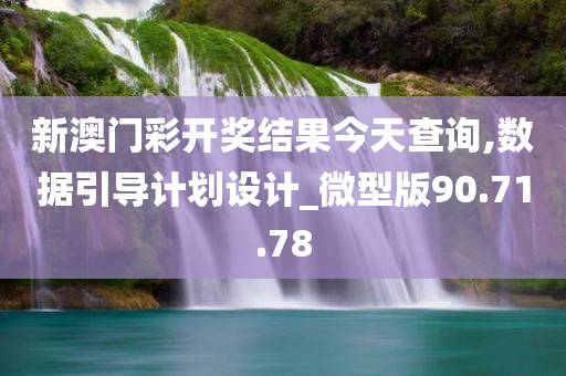 新澳门彩开奖结果今天查询,数据引导计划设计_微型版90.71.78