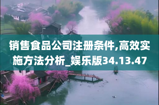 销售食品公司注册条件,高效实施方法分析_娱乐版34.13.47