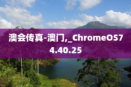 澳会传真-澳门,_ChromeOS74.40.25