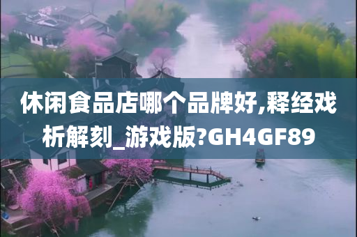 休闲食品店哪个品牌好,释经戏析解刻_游戏版?GH4GF89