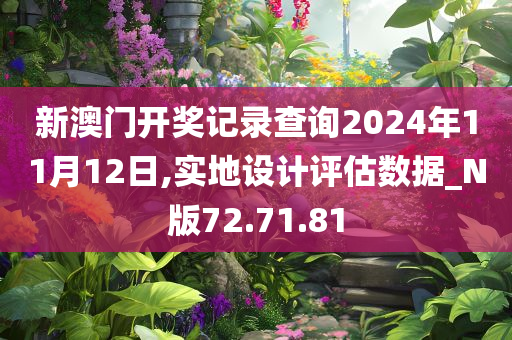 新澳门开奖记录查询2024年11月12日,实地设计评估数据_N版72.71.81