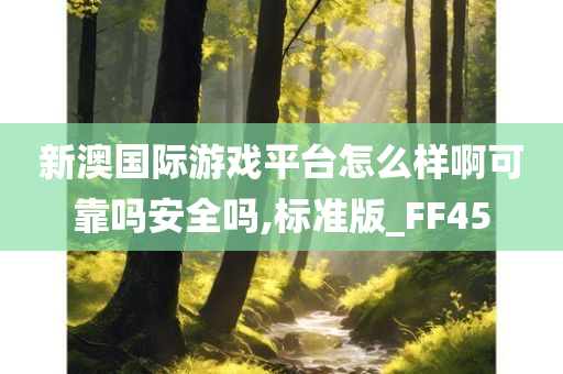 新澳国际游戏平台怎么样啊可靠吗安全吗,标准版_FF45