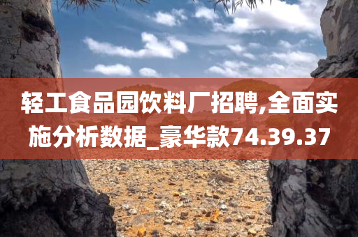 轻工食品园饮料厂招聘,全面实施分析数据_豪华款74.39.37