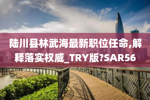 陆川县林武海最新职位任命,解释落实权威_TRY版?SAR56