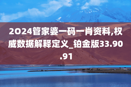 2O24管家婆一码一肖资料,权威数据解释定义_铂金版33.90.91