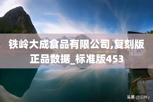 铁岭大成食品有限公司,复刻版正品数据_标准版453