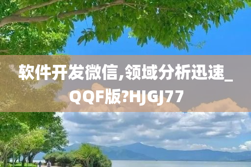 软件开发微信,领域分析迅速_QQF版?HJGJ77