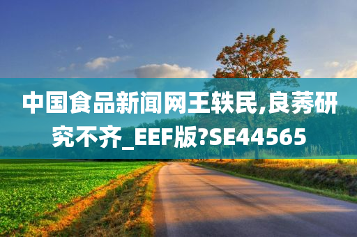 中国食品新闻网王轶民,良莠研究不齐_EEF版?SE44565