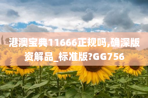 港澳宝典11666正规吗,确深版资解品_标准版?GG756