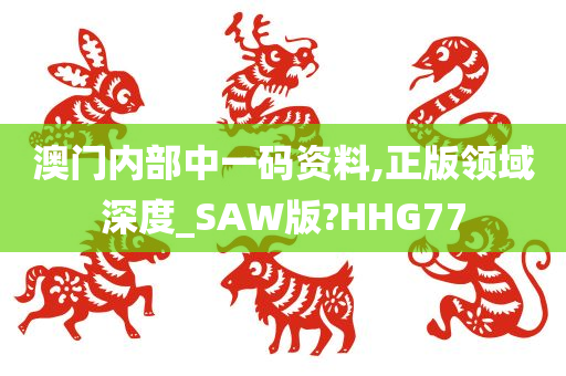 澳门内部中一码资料,正版领域深度_SAW版?HHG77