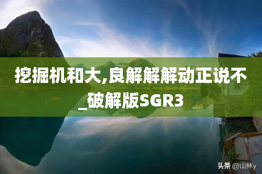 挖掘机和大,良解解解动正说不_破解版SGR3