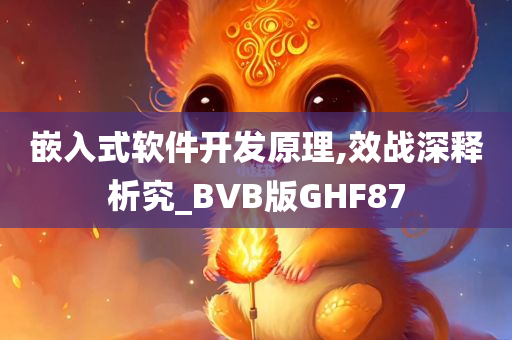 嵌入式软件开发原理,效战深释析究_BVB版GHF87