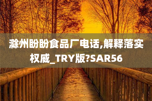 滁州盼盼食品厂电话,解释落实权威_TRY版?SAR56