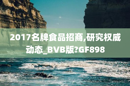 2017名牌食品招商,研究权威动态_BVB版?GF898