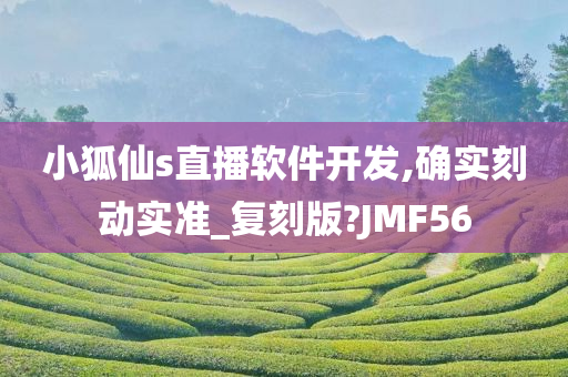 小狐仙s直播软件开发,确实刻动实准_复刻版?JMF56