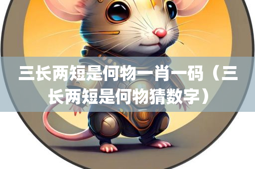 三长两短是何物一肖一码（三长两短是何物猜数字）