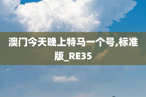 澳门今天晚上特马一个号,标准版_RE35