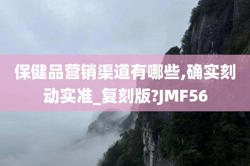 保健品营销渠道有哪些,确实刻动实准_复刻版?JMF56